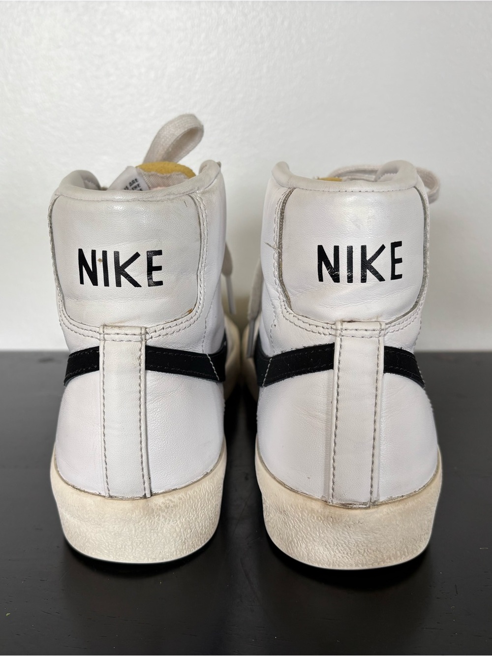 Nike Blazer Mid 77 Vintage White Black CZ1055-100 Womens Size 7.5 Sneakers Shoes - Picture 5 of 14